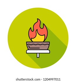 torch   flame  Olympic  