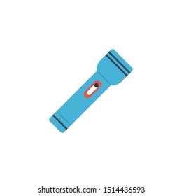torch glyph flat vector icon
