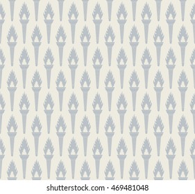 torch gray seamless pattern