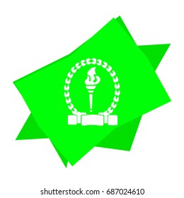 Torch, hand, icon