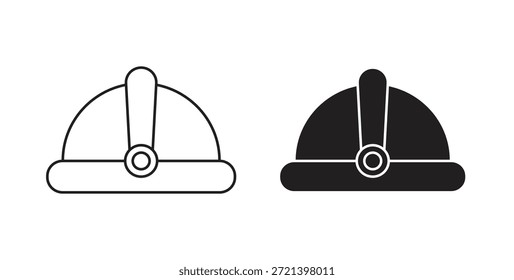Fackelhelm Icon Concept Set. Einfache Symbolsammlung