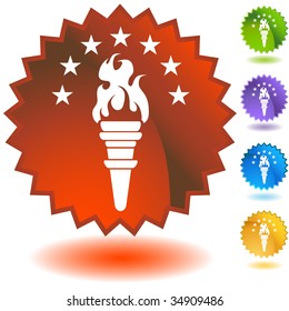 icono de antorcha