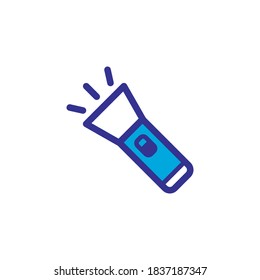 
torch icon color style design
