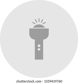 torch icon isolated on background

