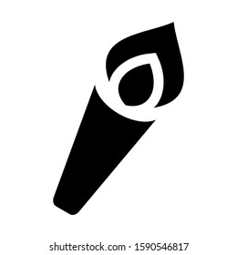 torch icon isolated sign symbol vector illustration - high quality black style vector icons
