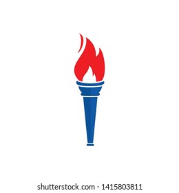 Torch Icon Torch Symbol Vector Stock Vector (Royalty Free) 1415803811 ...