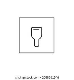 archivo vectorial del símbolo de icono de la antorcha.