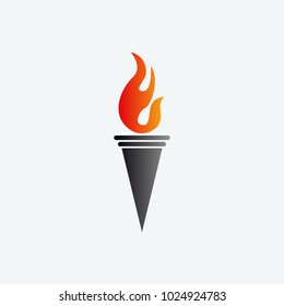 torch icon vector