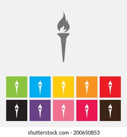 Torch Icon - Vector