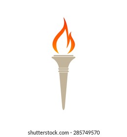 Torch icon - Vector