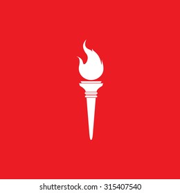 Torch icon - Vector