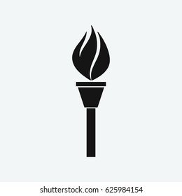 torch icon vector