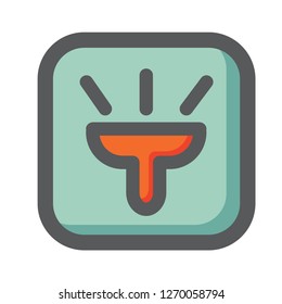 torch icon vector. user interface vector. For multi purpose