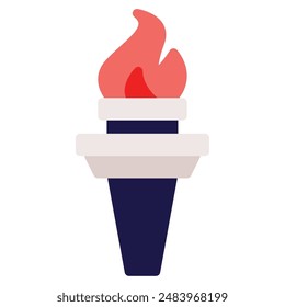 Torch icon for web, app, infographic, etc