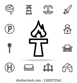 torch icon. web icons universal set for web and mobile