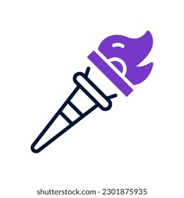 torch icon for your website design, logo, app, UI.