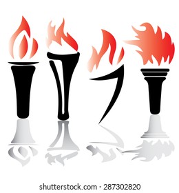 torch icons set