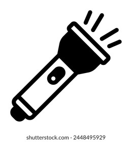 Torch Labour day icon illustration
