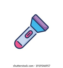Torch Light icon in vector. Logotype