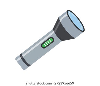 Fackellicht Vektor Icons, Taschenlampe und Notfall tragbare Laterne Icon Set einzeln auf Weiß.