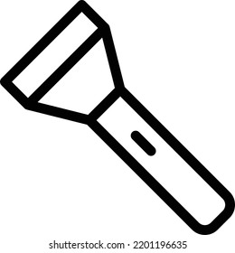 torch light Vector illustration on a transparent background.Premium quality symbols.Thin line vector   icon for concept and graphic design.