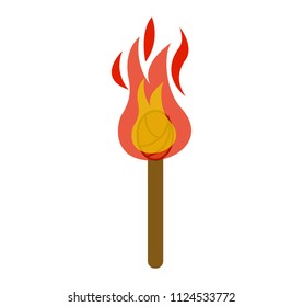 Torch lit up