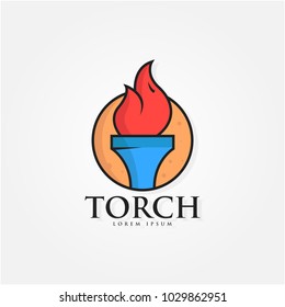 Torch Logo Design