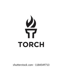 torch logo icon designs