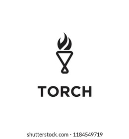 torch logo icon designs