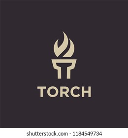 Torch Logo Icon Designs