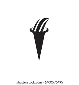 Torch logo inspiration symbol icon vector template