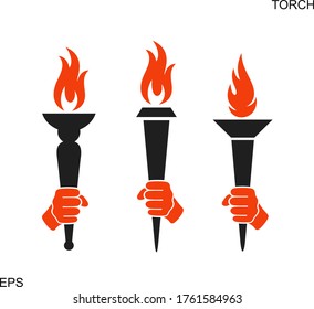 480+ Hand With Flaming Torch Illustrations, Royalty-Free Vector Graphics &  Clip Art - iStock