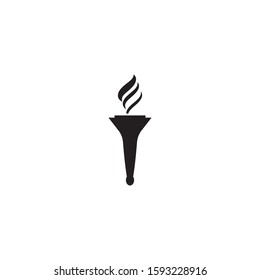 Torch  Logo Template vector symbol nature