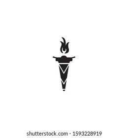 Torch  Logo Template vector symbol nature
