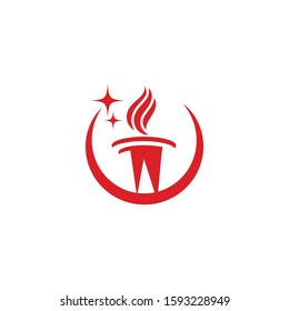 Torch  Logo Template vector symbol nature