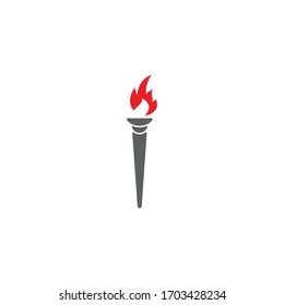 Torch  Logo Template vector symbol nature