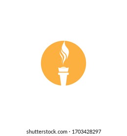 Torch  Logo Template vector symbol nature