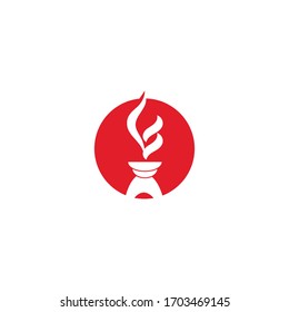 Torch  Logo Template vector symbol nature