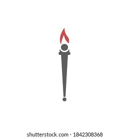 Torch  Logo Template vector symbol nature