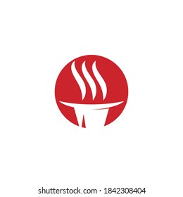 Naturaleza del símbolo vectorial de la plantilla de logotipo de torsión