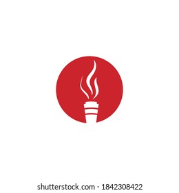 Torch  Logo Template vector symbol nature