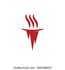 Torch  Logo Template vector symbol nature