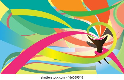 torch vector abstract colors splash concept rio vector color background, Brazil Summer 2016 Games in Rio de Janeiro , abstract colorful backdrop , sport games background 2016