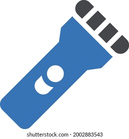 torch vector glyph colour icon