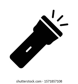torch vector  glyph flat  icon 