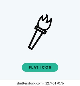 Torch vector icon