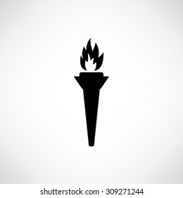 torch  - vector icon