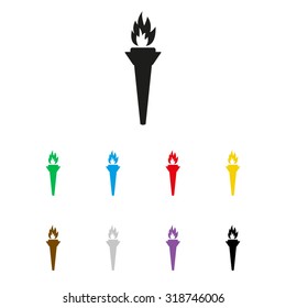 torch  - vector icon