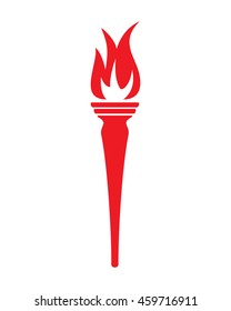 Torch vector icon