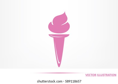 Torch vector icon